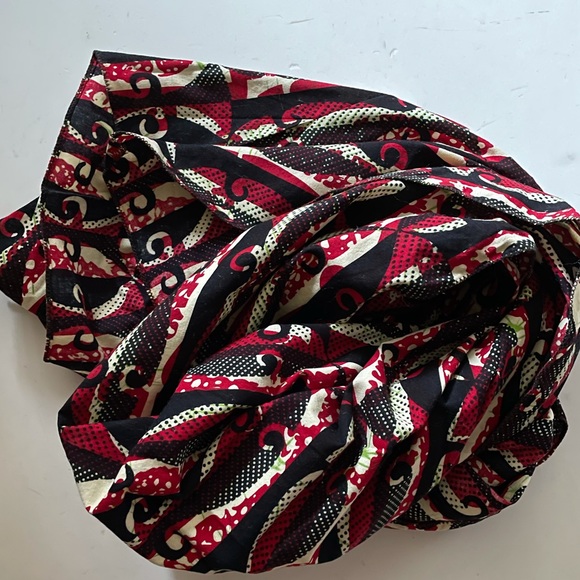 Beautiful Cotton large scarf sarong Indonesian antique style block print wrap - Picture 3 of 10